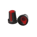 Krytka potenciometra AG2 6mm oska, červená