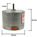 Motorček pravotočivý 12V 2400RPM, regulácia otáčiek