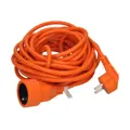 Predlžovacia spojka 3x1,5mm2, 20m oranžová