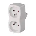 Rozbočovač zásuvky EMOS P0028N, 2x okrúhla