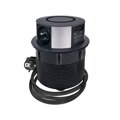 Výsuvný blok 3 zásuviek + USB + USB-C + bezdrôtová nabíjačka 10W