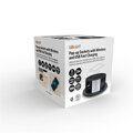 Výsuvný blok 3 zásuviek + USB + USB-C + bezdrôtová nabíjačka 10W
