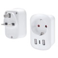 Cestovný adaptér s USB do Veľkej Británie, typ G