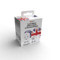 Cestovný adaptér s USB do Veľkej Británie, typ G