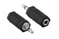 Redukcia JACK 2.5mm mono / 3.5mm stereo, plast 