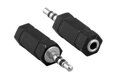 Redukcia JACK 2.5mm stereo Kon. / 3.5mm stereo Zd.