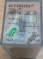 Relé HTL-1C 12V, 1xprepínací kontakt 230VAC/10A s LED indikáciou