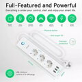 Smart predlžovací kábel NOUS A5 WiFi Tuya