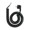 Flexošnúra 3x1.5mm2 5m čierna, špirálová