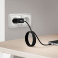Šnúra Solight USB-A / Lightning , magnetická, 1m