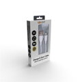 Šnúra Solight USB-A 2.0 / Lightning konektor, silikón, 1m