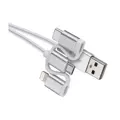 Multikábel USB - microUSB/ USB-C / iPhone lightning, 1m