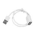 Šnúra USB2.0 predlžovacia, zdierka A/konektor A, 0,8m biela