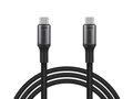 Šnúra USB-C 2.0 - USB-C, 1m pletená, 100W