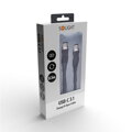 Šnúra USB-C 3.1 / USB-C 3.1, silikón, 0.5m
