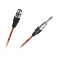 Šnúra XLR zdierka / Jack 6.3mm mono konektor, 3m