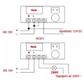 Panelový digitálny termostat HADEX W1209WK