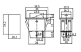 Hliníkový panel s 2 vypínačmi Rocket switch 12/24V - modré podsvietenie