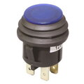 Panelový prepínač ASW-29D, OFF-ON 1pol.12V/20A, modrý vodotesný