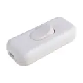 Priebežný kolískový prepínač 250V/2,5A biely