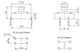 Mikrotlačidlo TS-12T, 4pin, OFF (ON)