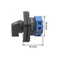 Otočný prepínač ON/OFF/ON 220V 20A - 1 pólový