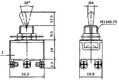 Rozmery prepínača KN3(C)-202A