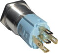 Panelový prepínač ON/OFF 3A/250V IP67, podsvietený zelený