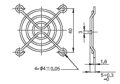 Rozmery krytu ventilátora 50x50