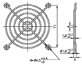 Rozmery krytu ventilátora 80x80