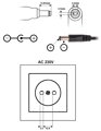 Impulzný zdroj 12V / 2A (2.1/5.5mm)
