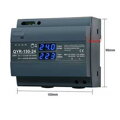 Spínaný zdroj na DIN lištu 24V/6,25A 150W, s displejom