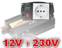 Meniče napätia z 12V na 230V 