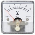 Analógové panelové voltmetre