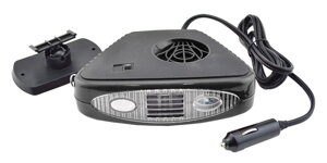 Ventilátor do auta s LED svetlom 3v1