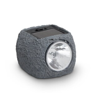 Solárna LED lampa v tvare kameňa ø6,5 x 5 cm