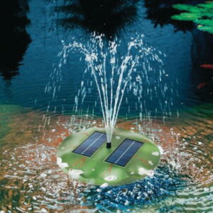 Solárna plávajúca fontána do jazierka