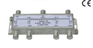 Anténny rozbočovač 6-1 F 5-240MHz, 6x DC výstup