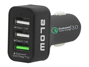 Autonabíjačka 3x USB3.0 Qualcomm, rýchlonabíjanie