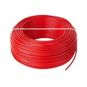 Kábel CYA 1x0,75mm2 červený (H05V-K) lanko 