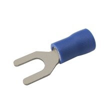 Vidlička 4.3mm, vodič 1.5-2.5mm modrá (10ks)