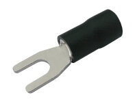 Vidlička 4.3mm, vodič 2.5-4.0mm čierna