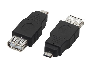 Redukcia zdierka USB (A) - konektor microUSB