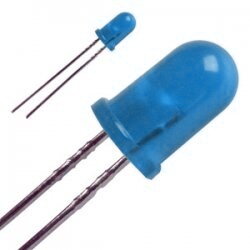LED dióda modrá 3mm
