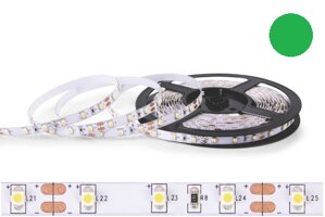 LED pásik SMD3528 12V 60LED/m 4.8W/m IP20 zelený