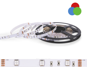 LED pásik SMD5050 RGB 12V 30LED/m IP20 