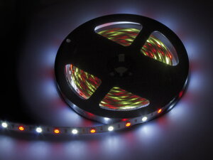 LED pás RGB-W (biela 3000K) 12V 14,4W 60LED/m IP20 (1m)