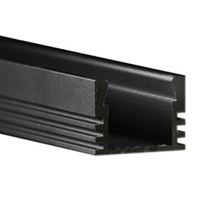 Hliníkový profil pre LED pásiky PDS4-ALU čierny (1m)
