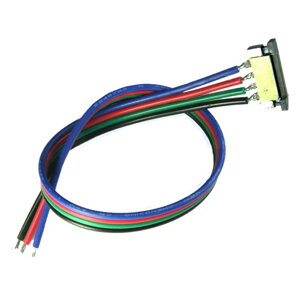 Konektor pre RGB LED pásiky s vodičmi