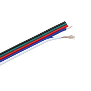 RGBW kábel pre LED pásiky 5x0.3mm2, 1m
